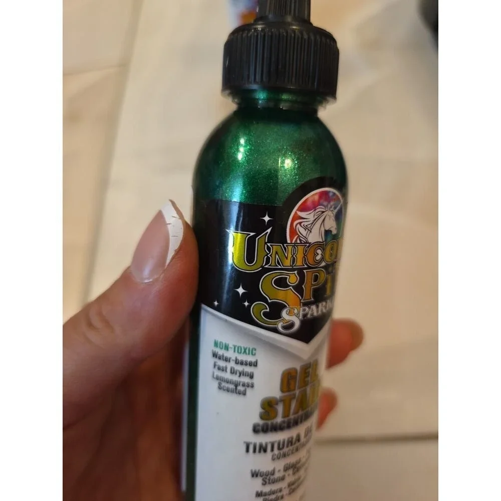 5770007 Gel Stain and Glaze, Dragon's Belly 4.0 FL OZ Bottle, Green D4‎